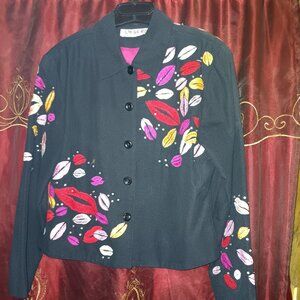anage vintage jacket size Small Lips